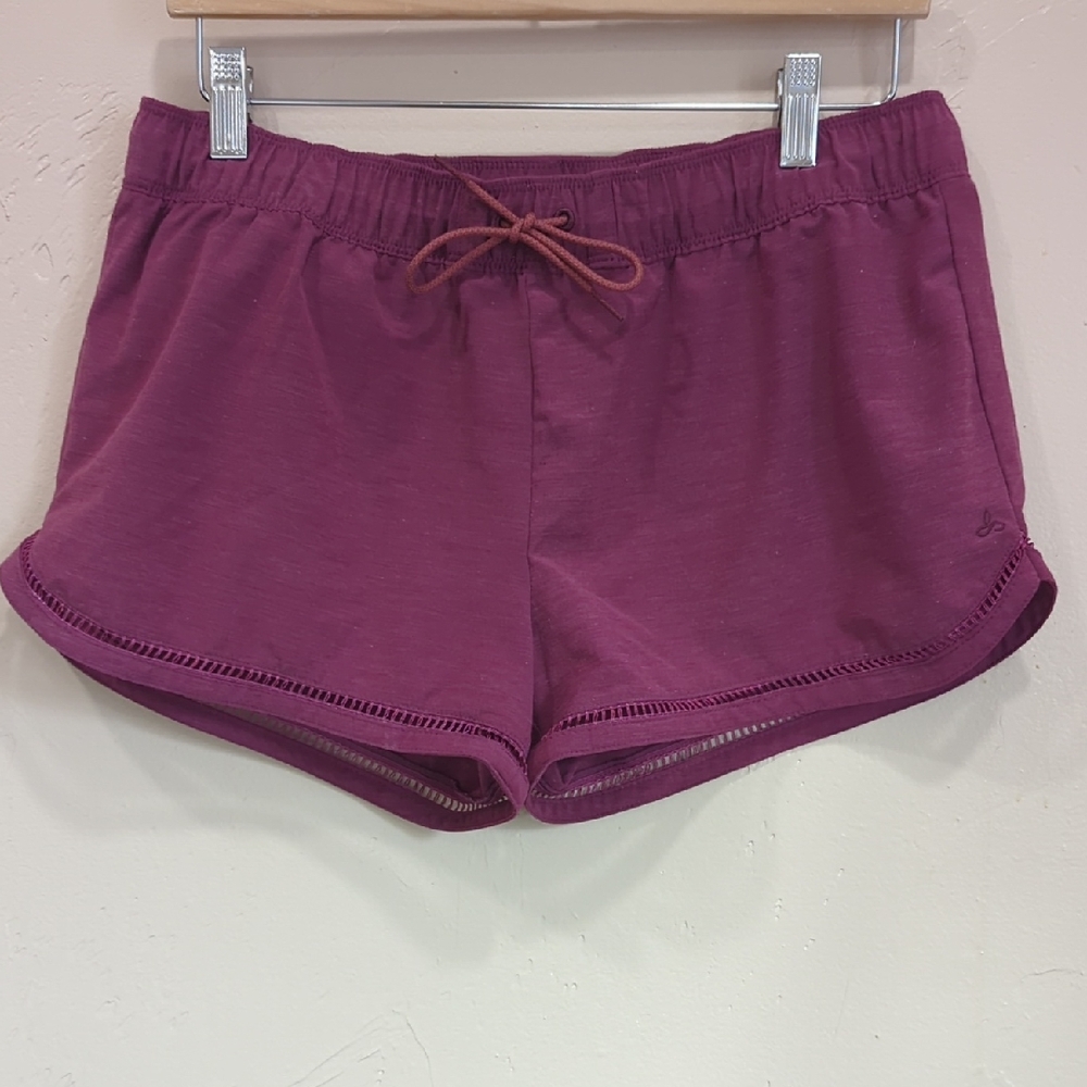 Prana Women's Athletic Shorts in Rich Purple